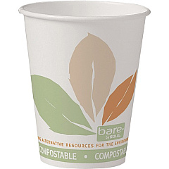 Solo Bare Eco-Forward SS PLA Paper Hot Cups (378PLAJ7234)