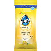 SC Johnson Pledge Lemon Furniture Polish Wipes (624489CT)