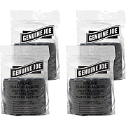 Genuine Joe Round Plastic Black Plates (GJO10427BD)