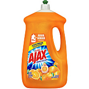 Ajax Triple Action Orange Dish Liquid - 90 fl. oz. Bottle (49874)