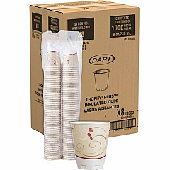 SOLO Trophy Plus 8 oz Symphony Insulated Hot/Cold Cups (X8J8002)
