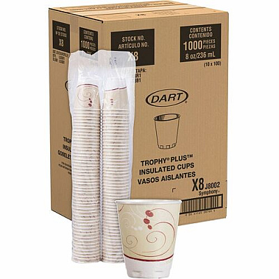 SOLO Trophy Plus 8 oz Symphony Insulated Hot/Cold Cups (X8J8002)