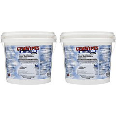 2XL GymWipes Dispensing Antibacterial Towelettes