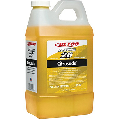 Betco Symplicity FastDraw 26 Citrusuds Pot/Pan Detergent (21094700)