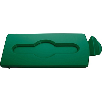 Rubbermaid Commercial Slim Jim Green Closed Lid Insert (2007884)