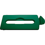 Rubbermaid Commercial Slim Jim Lid Green Paper Slot (2007886)