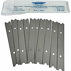 Ettore 4" Replacement Scraper Blades (20291)