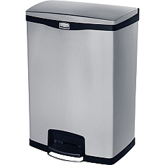 Rubbermaid Commercial Slim Jim 2 Stream Step Container (1902001)