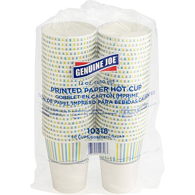 Genuine Joe 12 oz Hot Beverage Cups (10318)