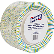 Genuine Joe 9" Printed Paper Plates (10320)