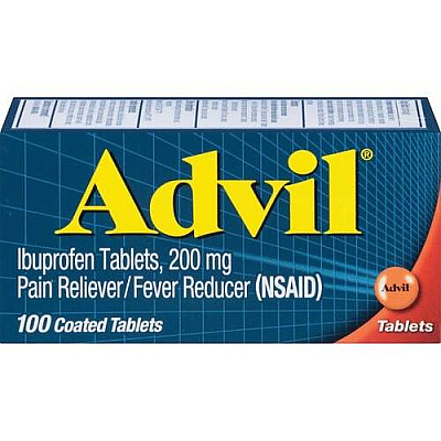 Pfizer Advil Pain Reliever Ibuprofen Tablets (QK00027)