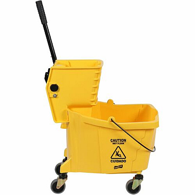 Genuine Joe 35-quart Side Press Mop Bucket & Wringer Combo (02347PL)