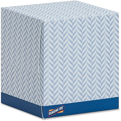 Genuine Joe Cube Box Facial Tissue (26085PL)
