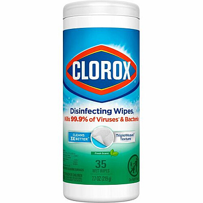 Clorox Disinfecting Cleaning Wipes (01593PL)