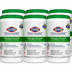 Clorox Healthcare Hydrogen Peroxide Cleaner Disinfectant Wipes (30825PL)