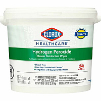 Clorox Healthcare Hydrogen Peroxide Cleaner Disinfectant Wipes (30826PL)
