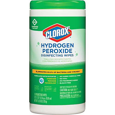 Clorox Commercial Solutions Hydrogen Peroxide Disinfecting Wipes