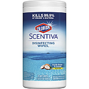 Clorox Scentiva Wipes, Bleach-Free Cleaning Wipes
