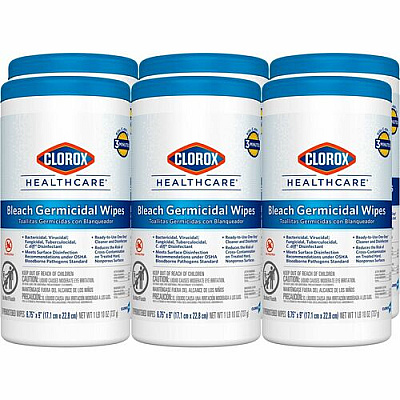 Clorox Healthcare Bleach Germicidal Wipes (35309PL)