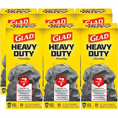 Glad ForceFlexPlus Large Drawstring Trash Bags (70359PL)