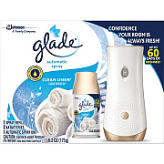 Glade Clean Linen Automatic Spray Kit
