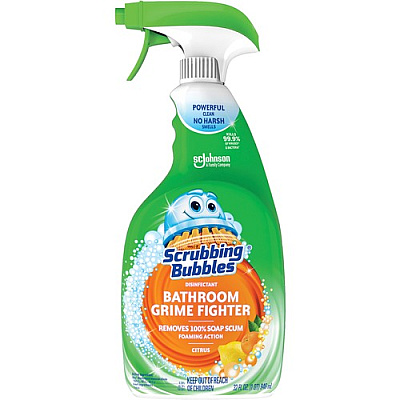 Scrubbing Bubbles? Bathroom Grime Fighter