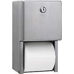 Bobrick Washroom 2-roll Steel Bath Tissue Dispenser (2888CT)