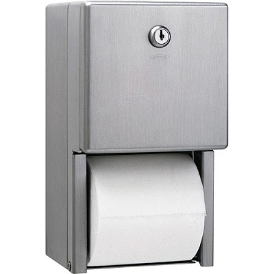 Bobrick Washroom 2-roll Steel Bath Tissue Dispenser (2888CT)
