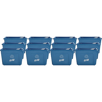 Genuine Joe 14-Gallon Recycling Bin (GJO11582CT)