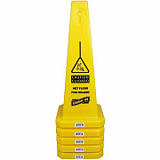 Genuine Joe Bright 4-sided Caution Safety Cone (58880CT)