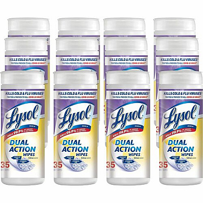 Lysol Dual Action Wipes (81143CT)