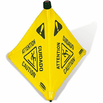 Rubbermaid Commercial 30" Pop-Up Caution Safety Cone (9S0100YLCT)