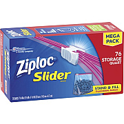 Ziploc® Slider Quart Storage Bags