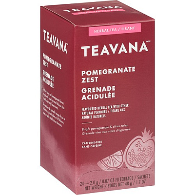 Teavana Pomegranate Zest Herbal Tea