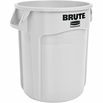 Rubbermaid Commercial Brute 10-Gallon Vented Container (261000WH)