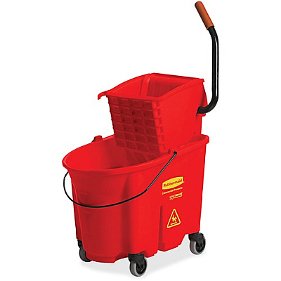 Rubbermaid Commercial WaveBrake 35 QT Side Press & Wringer (758888RD)