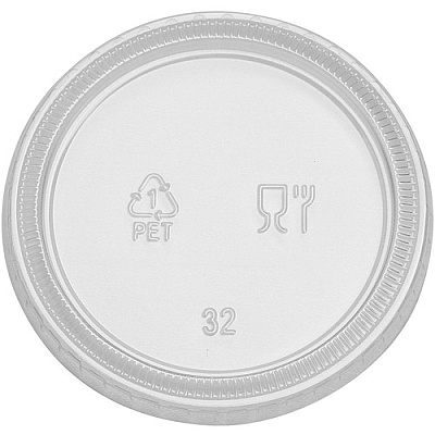 Dixie Portion Cup Lids by GP Pro (PL40CLEAR)