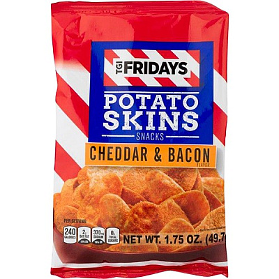 Utz TGI Fridays Cheddar/Bacon Snack Chips (30563)