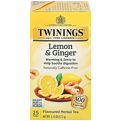 Twinings of London Lemon & Ginger Herbal Tea Bag (09180)