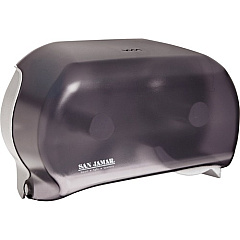 San Jamar Dual Roll Tissue Dispenser (R3600TBKCT)