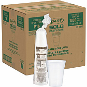 SOLO 16 oz Plastic Cold Party Cups (P16)