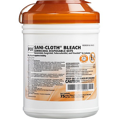 Nice-Pak Sani-Cloth Bleach Wipes (P54072CT)