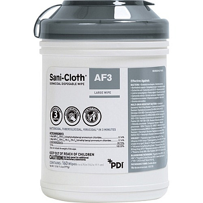Nice-Pak Sani-Cloth AF3 Germicidal Wipes (PSAF077372CT)