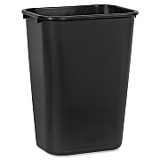 Rubbermaid Commercial 41 QT Large Deskside Wastebaskets (295700BKCT)