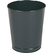 Rubbermaid Commercial Open Top Round Steel Wastebasket (WB26BKCT)