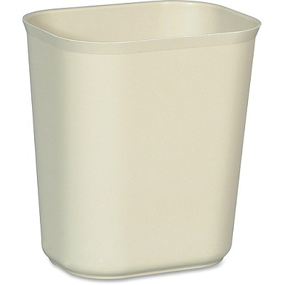 Rubbermaid Commercial 14Q Fire Resistant Wastebasket (254100BEIGCT)