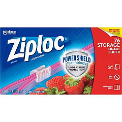 Ziploc&reg; Slider Quart Storage Bags