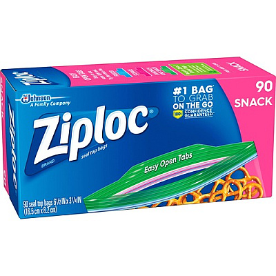 Ziploc Snack Size Storage Bags (664434CT)