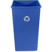 Rubbermaid Commercial 50-Gallon Square Recycling Container (395973BECT)