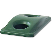 Rubbermaid Commercial Slim Jim Bottle/Can Recycling Top (269288GNCT)
